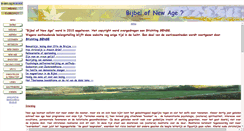 Desktop Screenshot of bijbelofnewage.info